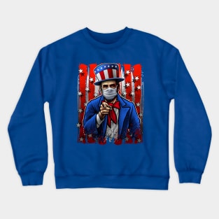 Abraham Lincoln Masked Crewneck Sweatshirt